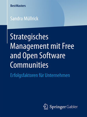 cover image of Strategisches Management mit Free and Open Software Communities
